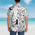 thumbnail image 6 of Balery Men'S Summer Hawaiian Shirts Short-Sleeve Design Name Printed Casual Shirts - Size Name, 6 of 9