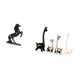 thumbnail image 5 of Estatua de caballo,Estatua de caballo,escultura decorativa de resina de animal,Estatua de ciervo alce,Estatua de jirafa de cerámica,decoración moderna para el hogar,Figuras de animales:, 5 of 8