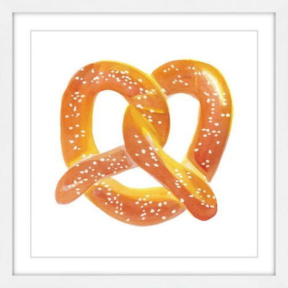 Marmont Hill "Pretzel" By Molly Rosner Framed Painting Art Print, 12.0" x 1.5"