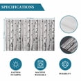 thumbnail image 6 of Birch Trees Placemats Set of 8, Forest Vintage Abstract Wooden Gray Placemats for Dining Table, Place Mats for Kitchen Tabletop, Waterproof Wipeable Dining Table Mats Set, 6 of 9