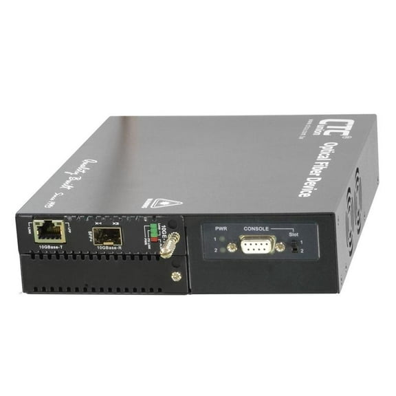 FRM220-10GC-TS - 10G Ethernet RJ45 copper to SFP  slot media converter managed