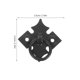 thumbnail image 2 of CRILSTYLEO 4Ud De Anillo Para Cajones Vintage En Hierro Negro Con Para Muebles, 2 of 8