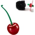 thumbnail image 1 of Juego de Escobillas para Inodoro XianweiShao con Soporte Forma de Cereza Limpieza Profunda Rojo, 1 of 1