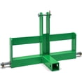 thumbnail image 1 of 3 Point Trailer Hitch with 2Inch Receiver for Category 1,3 Point Tractor Quick Hitch Drawbar Adapter Attachments with Suitcase Weight Brackets,Green, 1 of 4