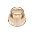 thumbnail image 3 of Creative Co-Op Light Amber Transparent Glass Tealight Holder, 3 of 5