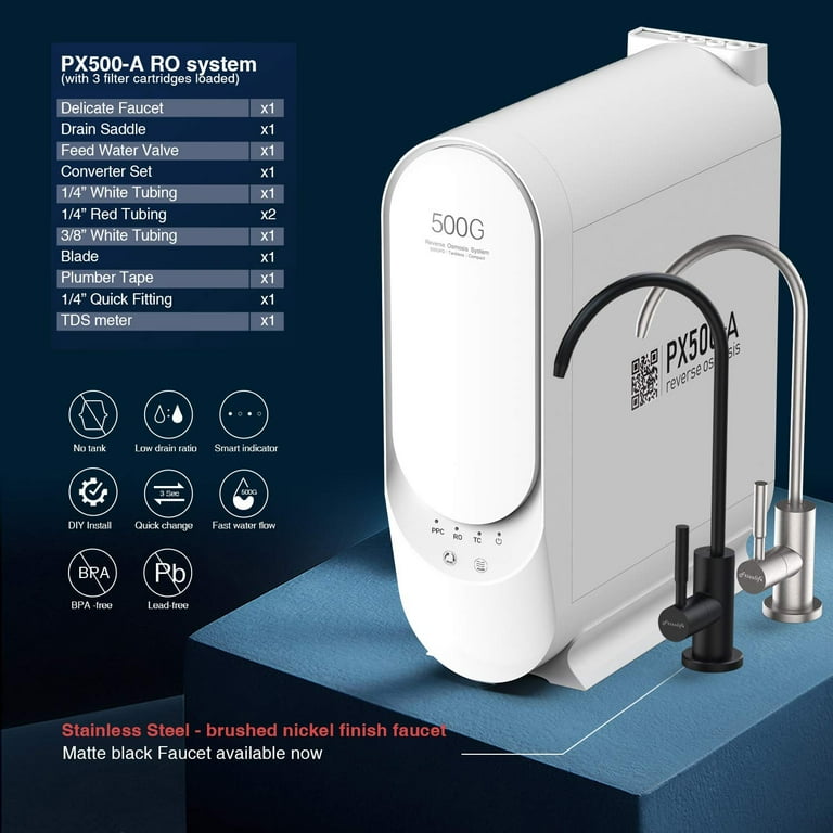 Frizzlife Under Sink Alkaline RO Tankless Purifier for