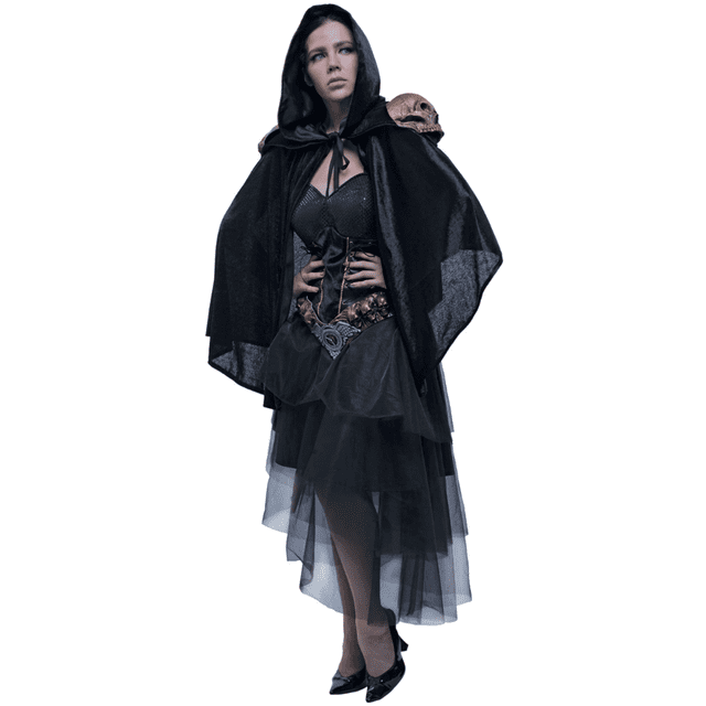Disfraz Reina Oscura Mujer Halloween Fantasía Medieval