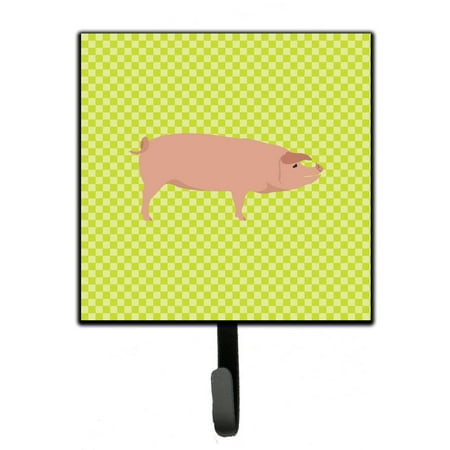 

Carolines Treasures BB7758SH4 American Landrace Pig Green Leash or Key Holder 7Hx4.25W multicolor