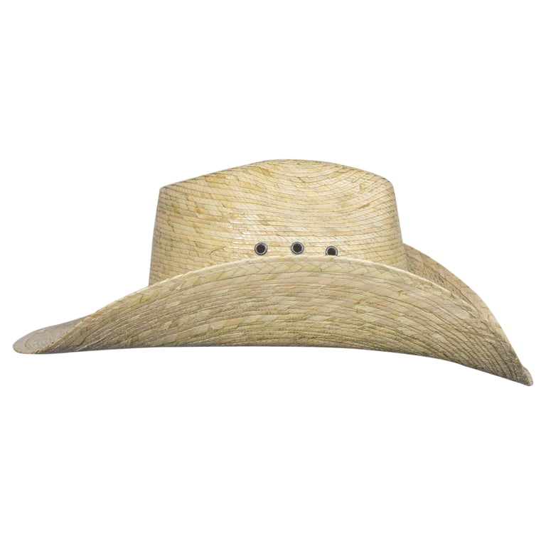 Western Rancher Sun Cowboy Hat, Mexican Palm Natural Straw  display picture 1