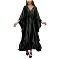 thumbnail image 3 of Taqqpue Kaftan Dresses for Women Solid Color Plus Size Bathing Suit Cover up Caftan Maxi Beach Dresses, 3 of 8