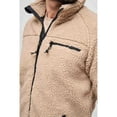 thumbnail image 3 of BRANDIT INDIVIDUAL WEAR Adult Male Fleece Full Zip Jacket, Color: Camel, Size: M, 3 of 7