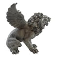 thumbnail image 3 of Ebros Gothic Winged Aslan Roaring Lion Battle War Cry Gargoyle Figurine 7"H, 3 of 7