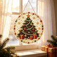 thumbnail image 6 of Christmas Pearl Art DIY Diamond Painting Hanging Suncatcher Ornament, Acrylic Rhinestone Gem Craft Pendant for Window, Wall, Door and Holiday Decor, 6 of 8