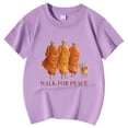 thumbnail image 4 of Bainana Child Boys Summer Tshirt Cartoon Print Short Sleeve Crew Neck Tops Comfortable Loose Teen Kids Youth School Holiday Festival Outfits Purple Size 12-13 Years, 4 of 4