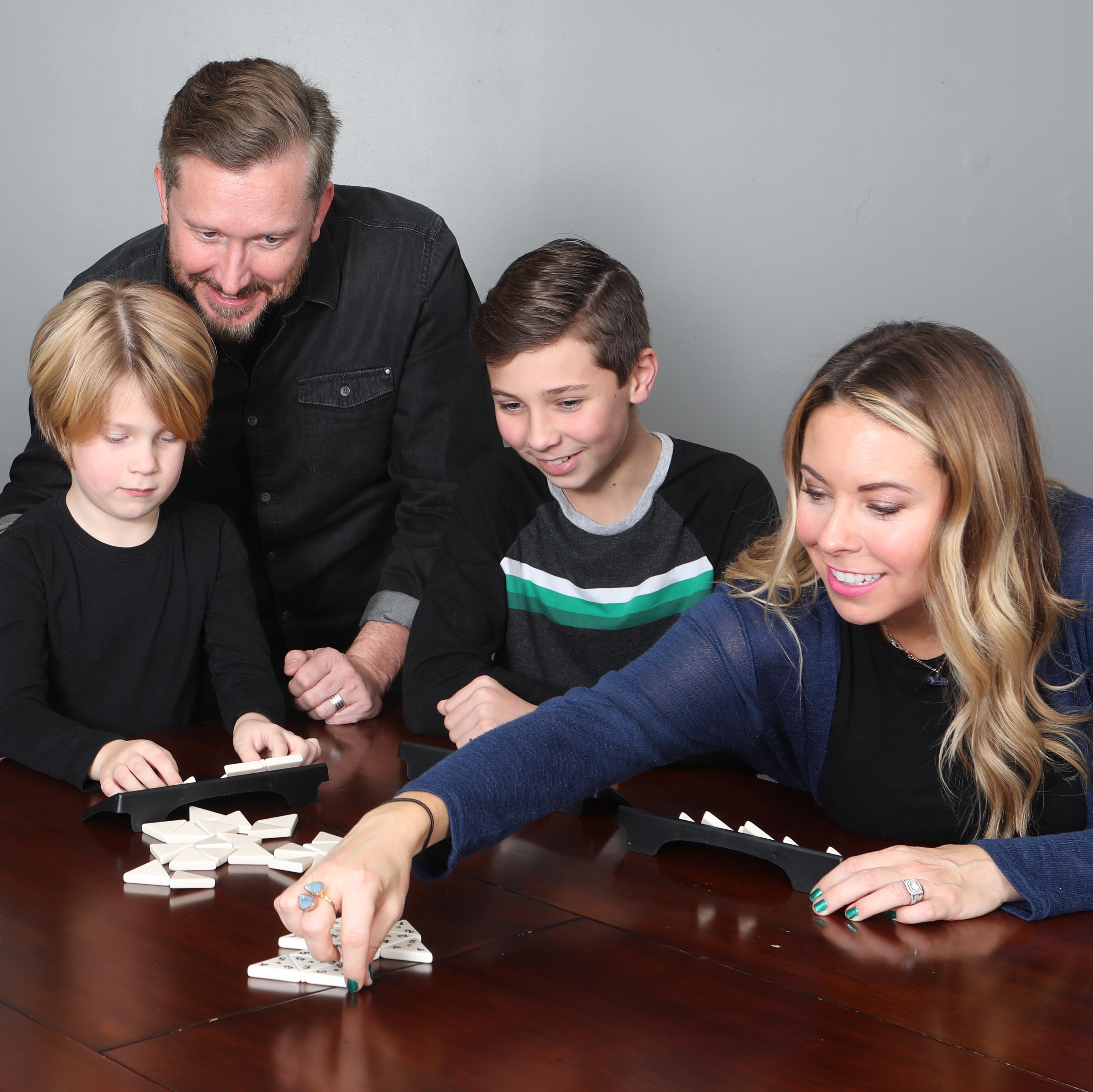 Pressman Deluxe Tri-Ominos Game – Triangular Tile Strategy Game photo 6