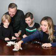 Pressman Deluxe Tri-Ominos Game - The Domino Game With a Three-Sided Twist