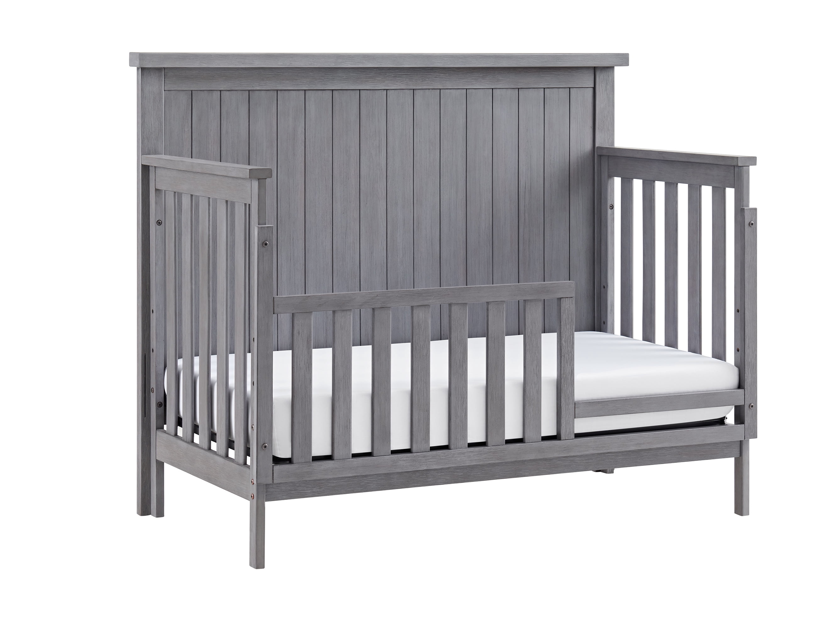 Soho Baby Everlee 4-in-1 Convertible Crib, Graystone