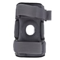 thumbnail image 2 of Knee Braces, Knee Support Brace Wear-Resistant Durable With Silicone Cushion For Football For Running For Basketball Grey L, 2 of 8