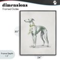 thumbnail image 4 of Stupell Industries French Country Graceful Dog & Ribbon Black Framed Giclee Art, 24 x 30, by Elizabeth Medley, 4 of 8