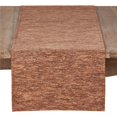 thumbnail image 1 of Saro Lifestyle 326.BR1672B Poly & Cork Blend Table Runner, Brown & Chestnut, 1 of 1
