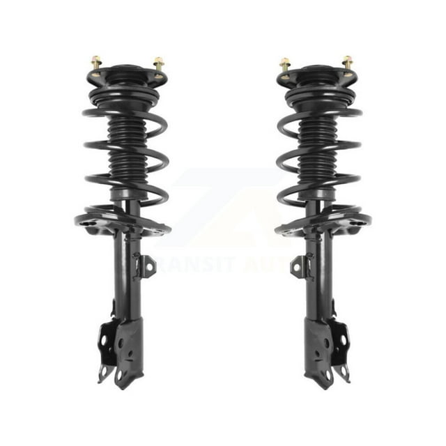 Transit Auto Front Complete Suspension Shocks Strut and Coil Spring Mount Assemblies Kit for Car Toyota Corolla - Left Right Side (Driver Passenger) K78A-100137