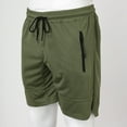 thumbnail image 6 of Sngxgn Mens Shorts Casual Elastic Waist Drawstring Summer Beach Workout Shorts with Pockets(AG,M), 6 of 8