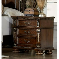 Home Elegance 1824-4 30 x 18.25 x 31 in. Catalonia Night Stand - Cherry