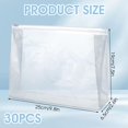 thumbnail image 2 of Bolsa de maquillaje Abeillo, PVC transparente, impermeable, 30 unidades, 25 x 19 x 6,5 cm, 2 of 7