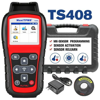 Autel TPMS Programming Tool MaxiTPMS TS508WF Kit, with $120 4PCS MX-Sensors  (315+433Mhz), 2024 Upgraded of TS508/TS501/TS408, One-Click TPMS Diagnose