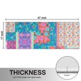 thumbnail image 5 of Kitchen Rugs Sets Of 2,Bohemian Pioneer Flower Patchwork Anti Fatigue Kitchen Mat Rugs Non Slip Washable,Decorative Kitchen Floor Mats for Kitchen,Sink,Laundry,17"X47", 5 of 5
