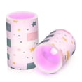 thumbnail image 7 of Yayeee Flameless Candles with Remote Flickering Battery Operated Multi Color Changing, Green Abstract Pattern, 7 of 7