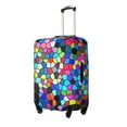 thumbnail image 2 of Uemuo Colorful Tie Dye Stained Glass 2 Printed Washable Luggage Cover - Fashion Suitcase Protector Fits 18-32 Inch Luggage -X-Large, 2 of 9