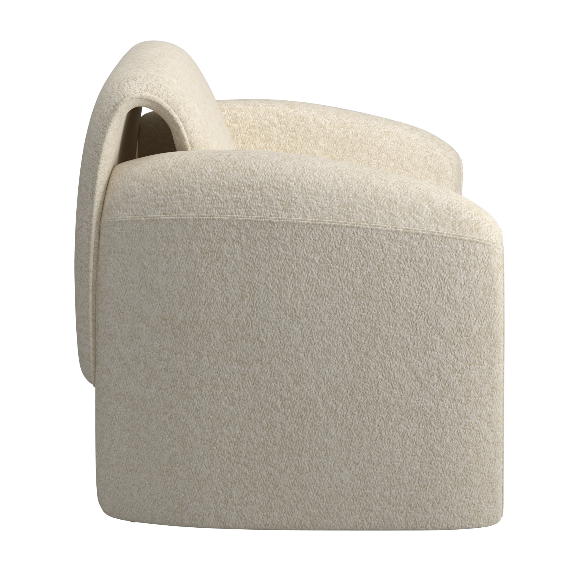 Weston Home Gerace Bentwood Round Arm Accent Chair