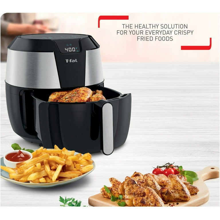 T-Fal Easy Fry XXL Air Fryer & Grill Combo with One-Touch Screen, 8 Preset Programs, 5.9 Quarts