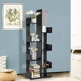 thumbnail image 2 of Giantex 8-Tier Bookshelf, Display Shelf & Multipurpose Storage Shelf, Space-Saving Bookcase, Storage Holder Rack for Home/Office, Black, 2 of 6