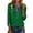 Green, variant on FRSASU Women's Velvet V-Neck Tops with Mesh Sleeves, Polka Dot Mesh Long Sleeve Blouses for Holiday Party Black