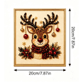 thumbnail image 3 of Christmas Pearl Art Kit with Frame, DIY Bead Painting Craft for Adults and Beginners, Holiday Home Wall Decor Set, Christmas Crafts for Indoor Holiday Decorating, 3 of 4