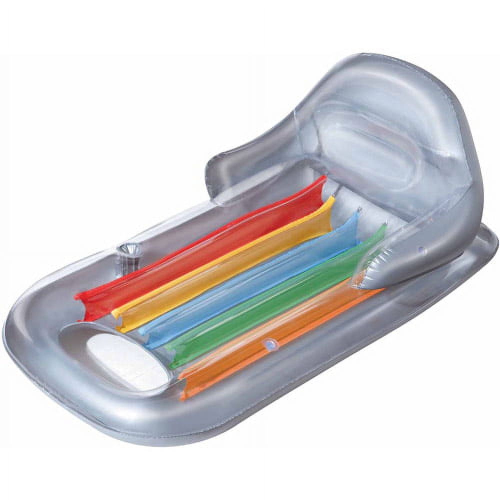 Splash and Play Designer Fashion Tanning Inflatable Pool Lounge