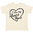 thumbnail image 3 of Inktastic I Love My Aunt and Uncle in Black Chalk Heart Boys or Girls Toddler T-Shirt, 3 of 5