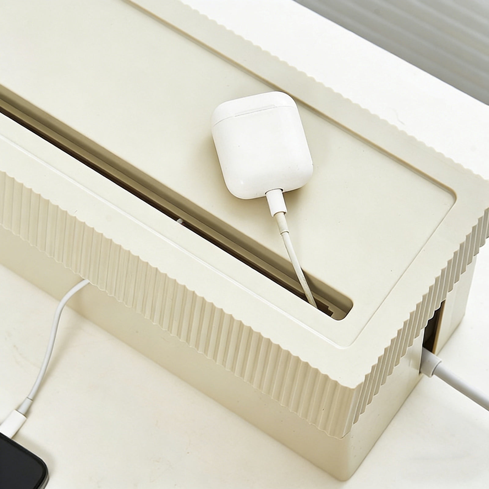 Cord Organizer Box Cable Management Storage for Home Office Desk Tv Use