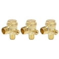 thumbnail image 3 of Válvula De Retención, Conexión Apretada Prevención De Reflujo 3 Piezas Válvulas De Rosca De 3 De Fácil Instalación Tamaño Estándar Para Compresor De Aire Neumático, 3 of 7