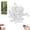 Clear*50, variant on Silicone Grafting Sleeves for Fruit Trees, High-Elastic Thin-Walled Grafting Tubes, Professional Plant Grafting Tape for Plants, Broken Stem, Floral(1Pcs)