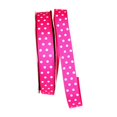 thumbnail image 1 of Reliant Ribbon 5201-175-05K 0.875 in. 50 Yards Grosgrain Confetti Dots Ribbon, Shocking Pink, 1 of 1