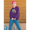 thumbnail image 2 of Girl W Short Hair Portrait Hoodie Women -Image by Shutterstock, Female Medium, 2 of 4