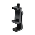 thumbnail image 3 of 360° Rotation Mobile Phone Holder Mount Adapter for Tripod Compact Adjustable Smartphone Stand Compatible for iPhone for Samsung 7x4x2cm Black ABS, 3 of 10