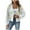 White 1, variant on Womens Cardigan Sweaters Cute Crochet Flower Long Sleeve Knitwear Fall Fashion Button Front Outwear