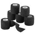 thumbnail image 1 of Vendaje cohesivo MedCA negro, 6 rollos de 5 m x 5 cm, impermeable, 1 of 9