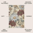 thumbnail image 2 of JONATHAN Y CONTEMPORARY POP 8 x 10 Area Rug, Dizi Botanical Wildflower - Yellow/Ivory/Red, CTP203A-8, 2 of 3