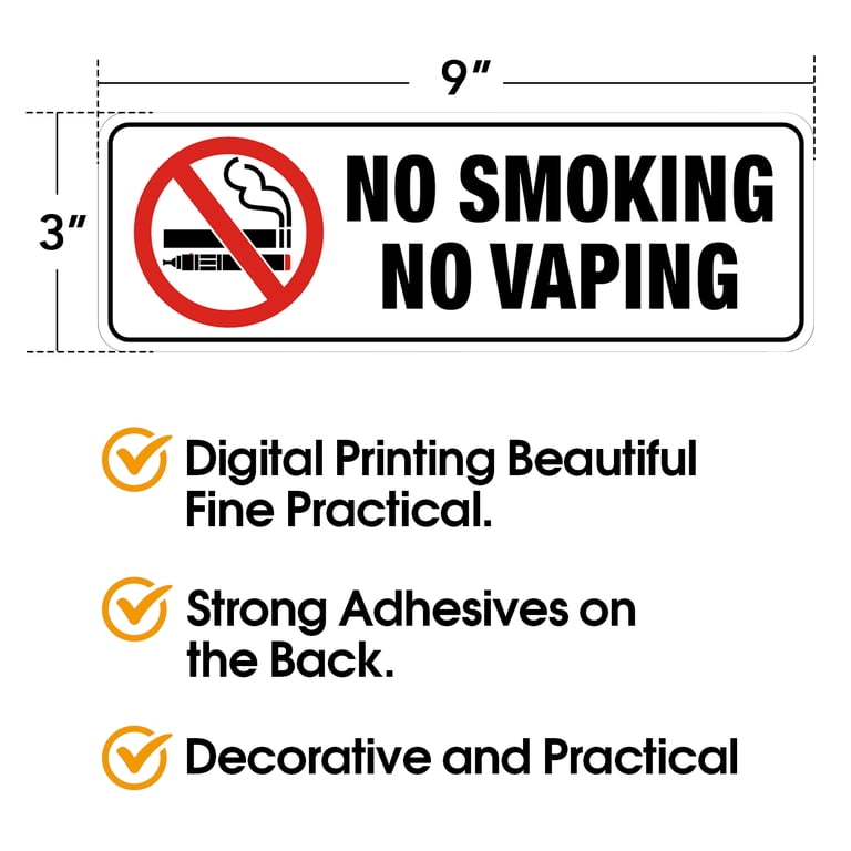 "Waiting Area →" Right Arrow Symbol Sign - 10x3 Inch Self-Adhesive Acrylic Sign For Office, Business