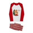 thumbnail image 4 of Hirigin Store Christmas Pajamas for Family Funny Fox Gift Print Long Sleeve Tops + Trousers Set Holiday Sleepwear, 4 of 10